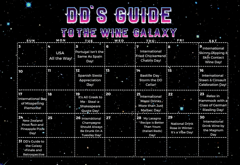 Don't Panic! Just Explore: The DD Guide to the Wine Galaxy