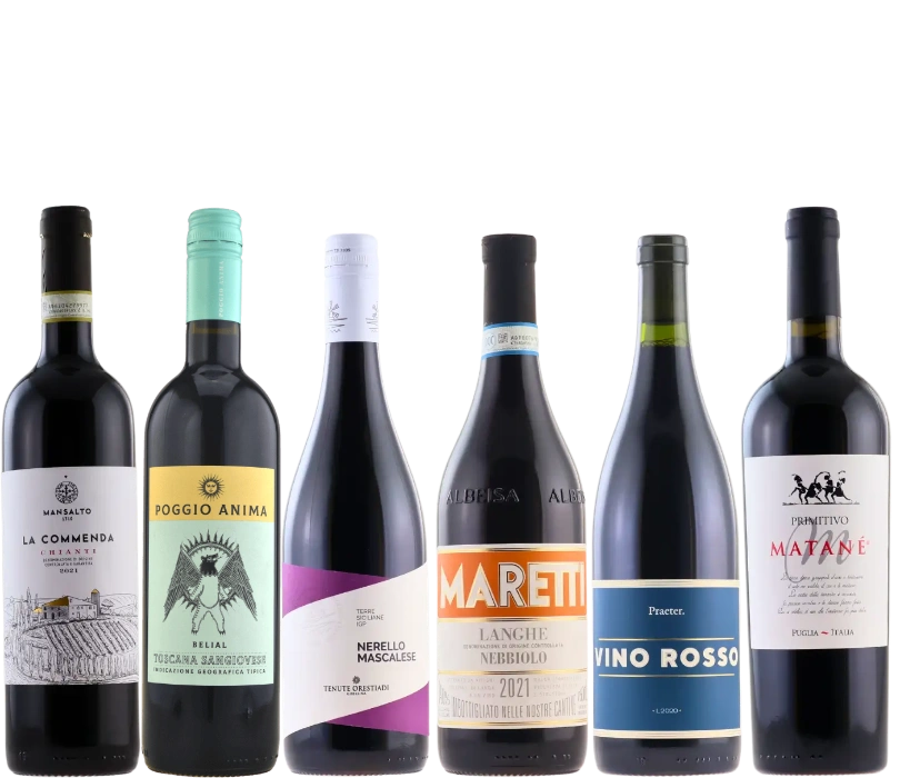 Buy Italian Red Wines - Free Home Delivery
