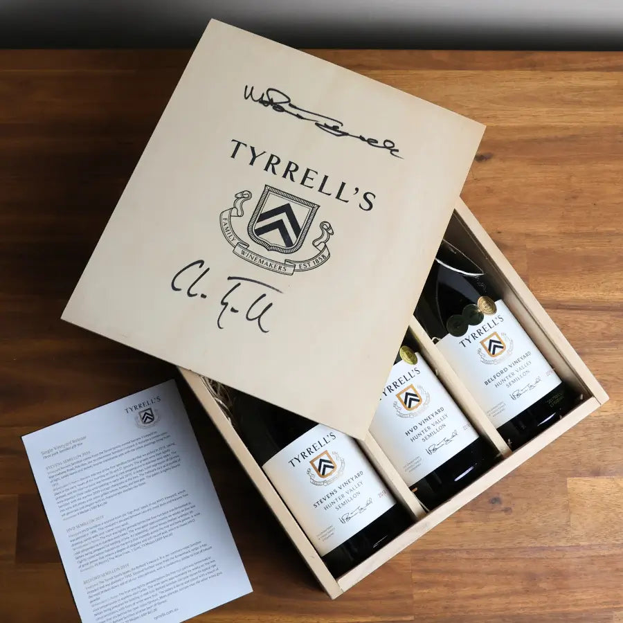 Tyrrell's Semillon Masterclass Signed Gift Box