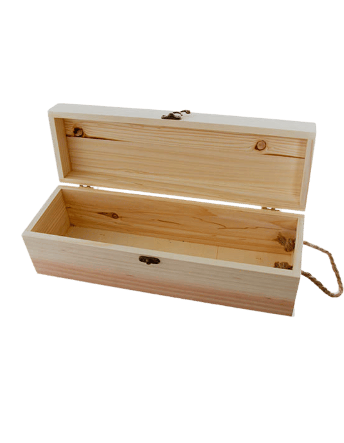 Wooden Wine Gift Box - Single