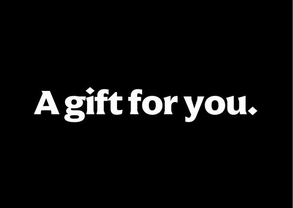 Printed Gift Note
