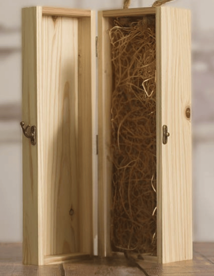 Wooden Wine Gift Box - Single