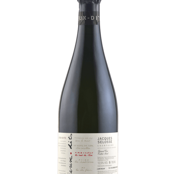 Jacques Selosse Lieux-dits Le Bout du Clos Ambonnay Grand Cru